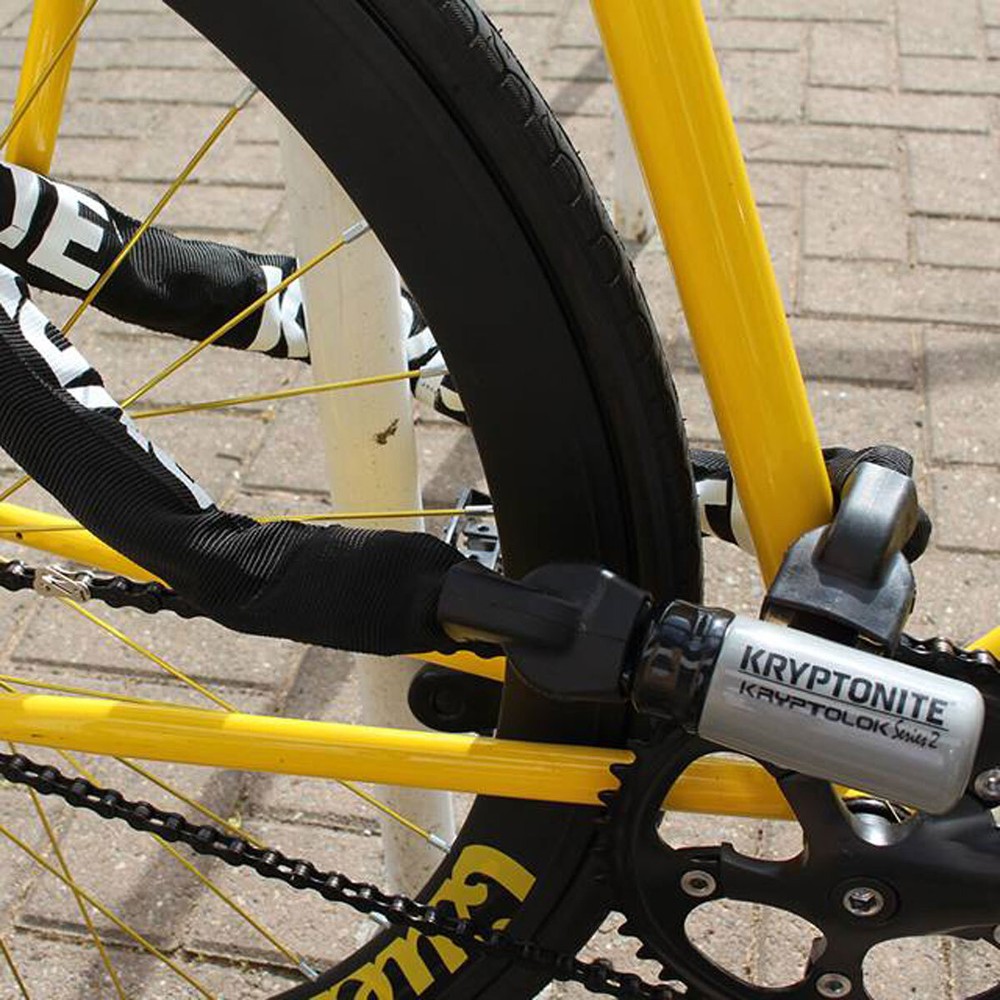 Kryptonite Kryptolok Anti-Theft Chain with Integrated Lock 120cm