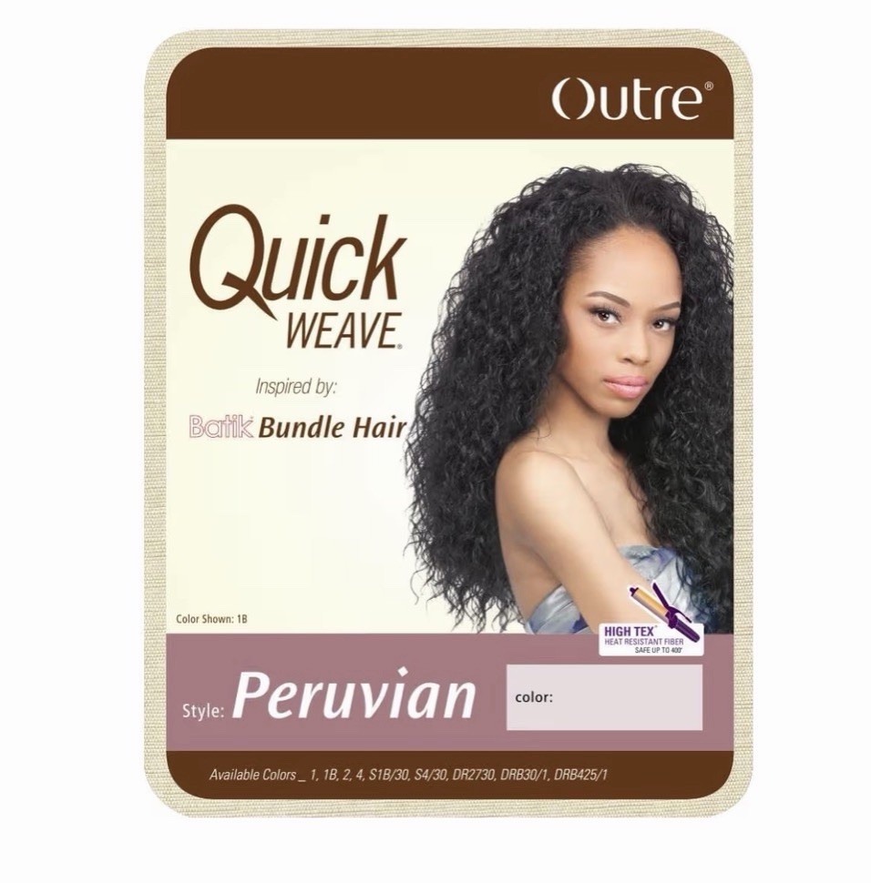 Outre Quick Weave Synthetic Half Wig - Peruvian-1B