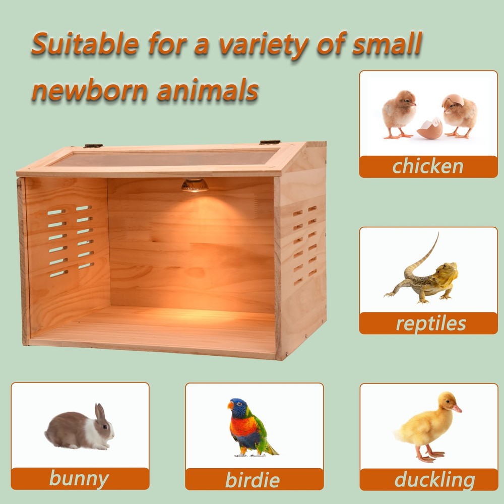 Brooder Box for Chicks, Chicken Brooder Box, Chicken Heater, Poultry Brooder wit