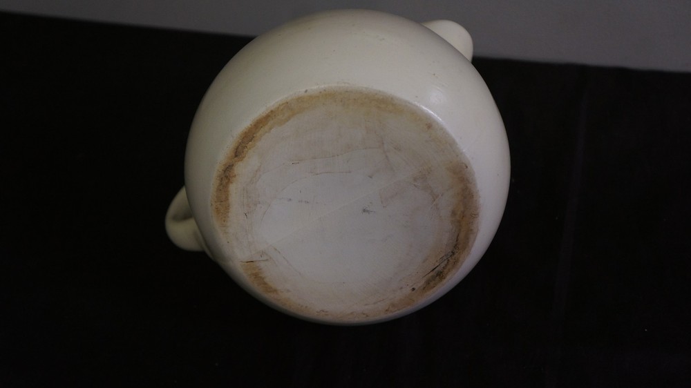 CERAMIC ACAPULCO Y LOS ARCOS PITCHER WHITE 7" TALL