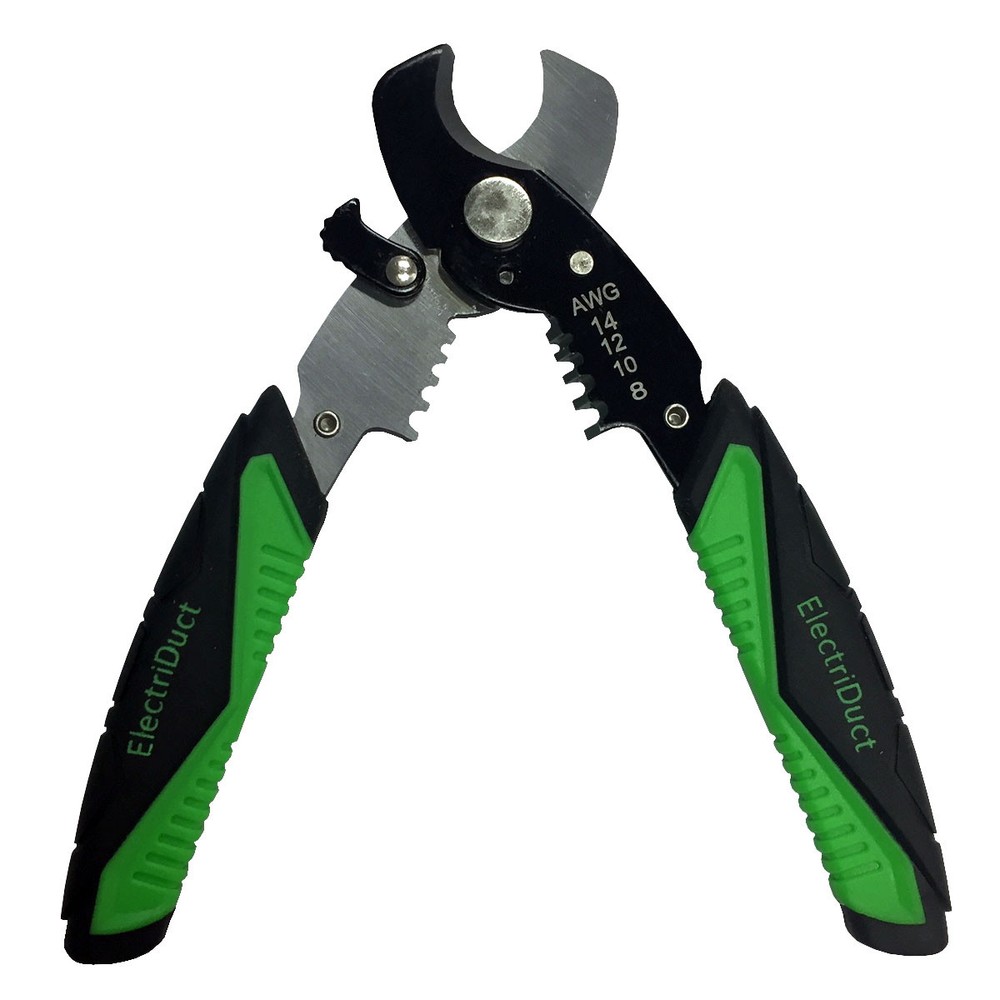 Coax Cable Cutter & Stripper Tool - One Hand Operation - Electriduct