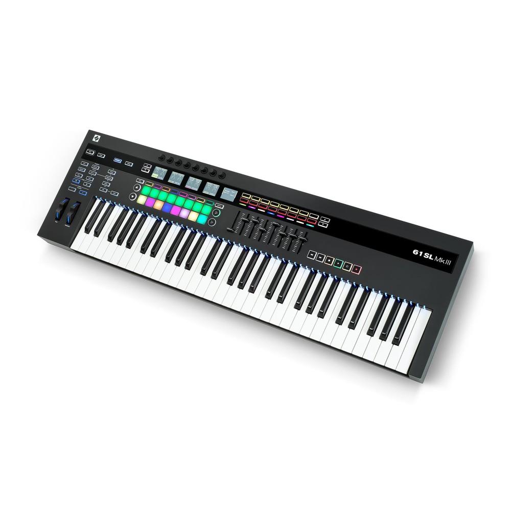 Novation SL MkIII MIDI & CV Keyboard Controller with Sequencer, 61-Note Keyboard