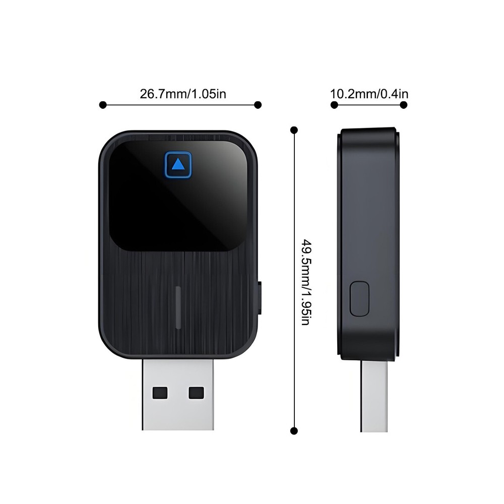 2in1 Wireless CarPlay Adapter Android Auto Car Auto Navigation Player USB US