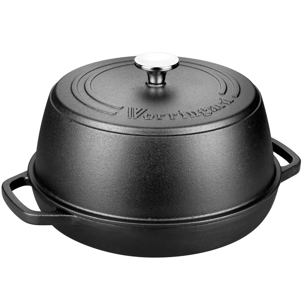VORRINGARD Cast Iron Dutch Oven Pot with Lid for Bread Baking - include Blue