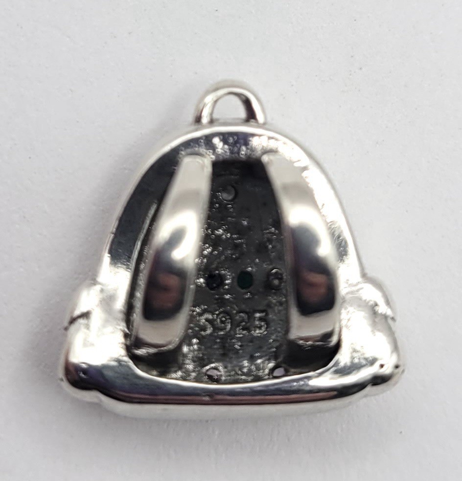 925 Sterling Silver Backpack Charm Pendant