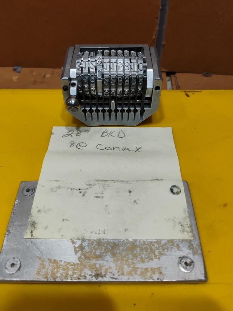 Roberts 28" Convex numbering machine- Forward 28C