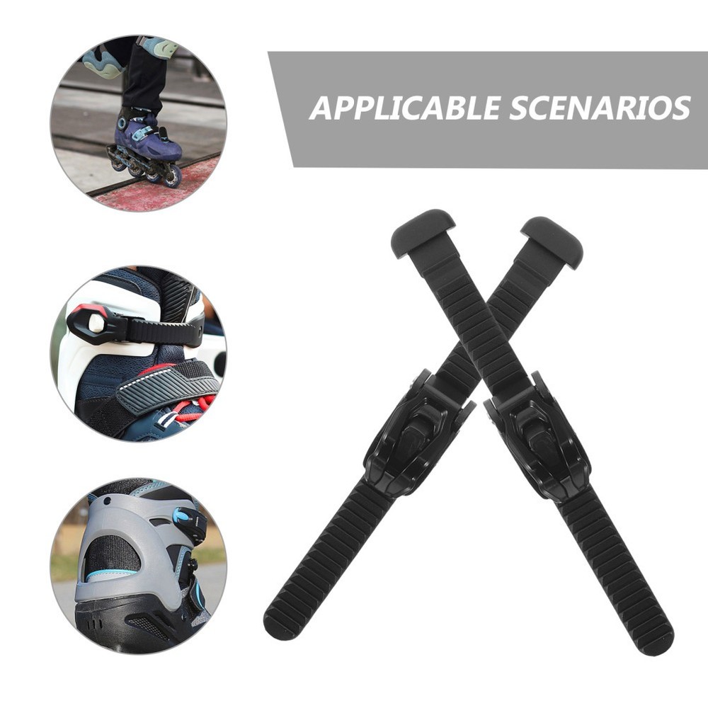 2 Sets Roller Skate Leash Buckle Strap Inline Skating Energy Straps