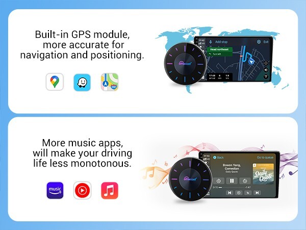 Ottocast P3 Android 12 AIBOX Car Video Box Multimedia Player w/Remote Control