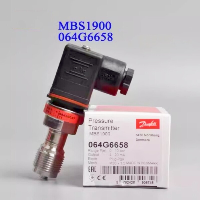 1pcs Danfoss Pressure Transmitter Sensor MBS1900 064G6658 0-10bar