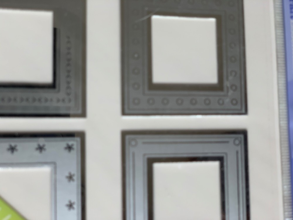 JOANN CRAFT ESSENTIALS METAL FRAMES SQUARE METAL FRAMES 4PCS DESIGN FRAMES