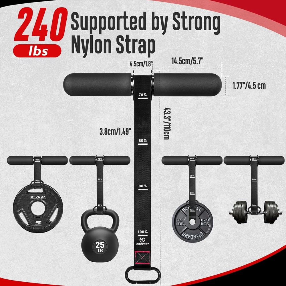 Forearm Strengthener & Forearm Exerciser, Wrist Roller with Thicker Handle, Fore