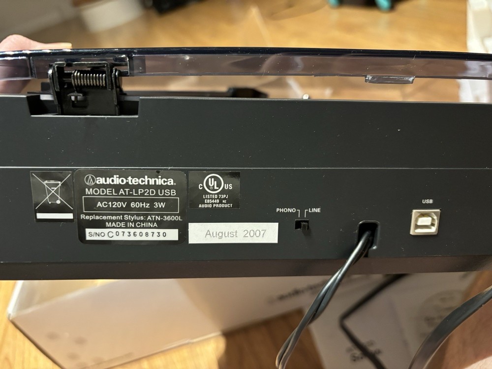 Audio Technica AT-LP2D-USB Automatic Turntable, USB Output