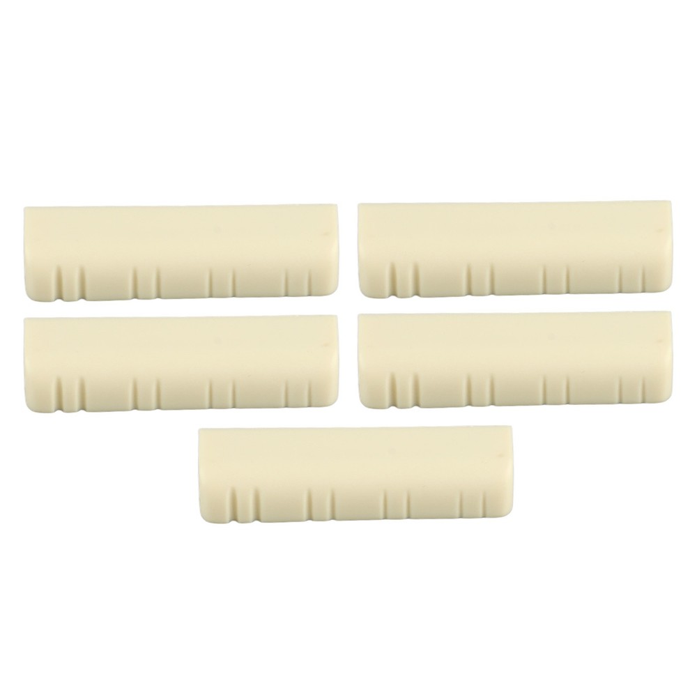 5Pcs Mandolin Bridge Nut 8 String Plastic 3.5cm Universal Instrument Accessory