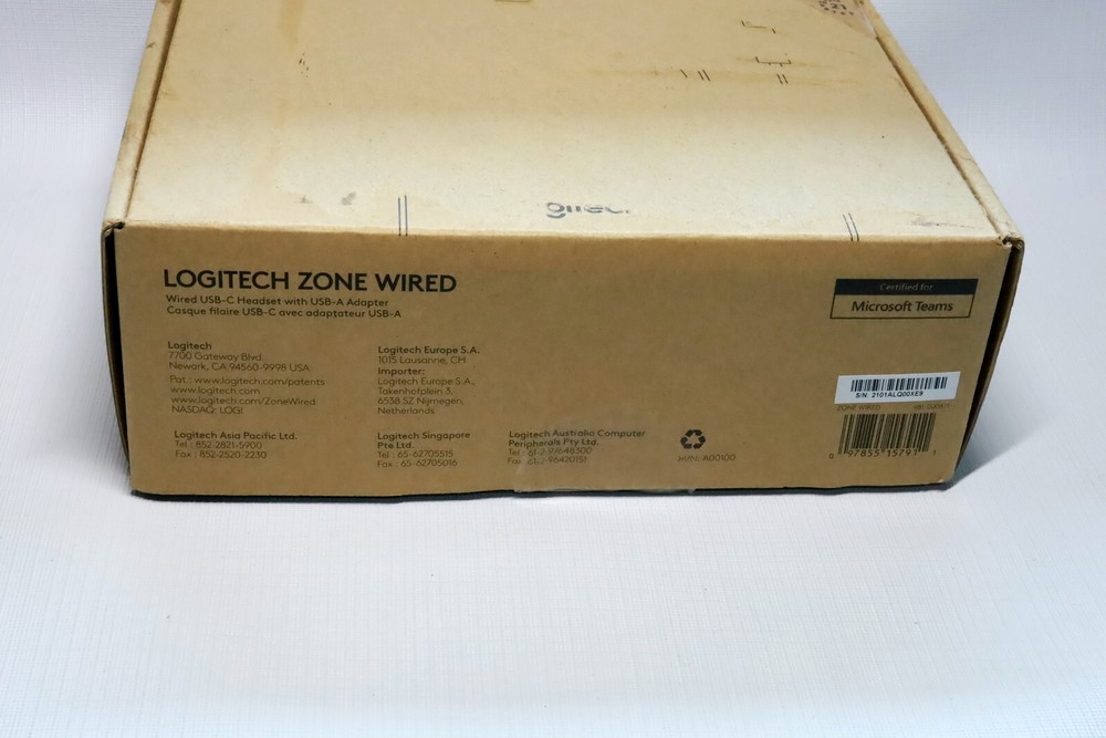 Logitech Zone Wired Headset UC Microsoft Teams Certified