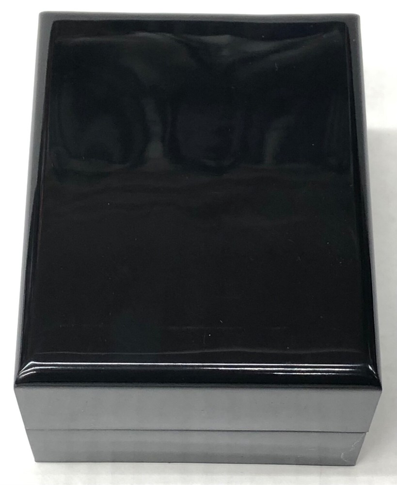 Elgin black hard plastic Watch Box Presentation Storage Case