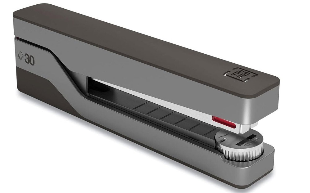 TR58077 Premium Desktop Stapler 30-Sheet Capacity Gray
