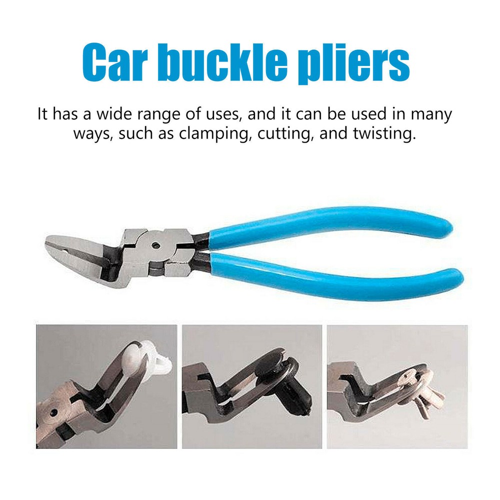 Car Fastener Cutter Clips Panel Puller Plier Tool Push Retainer Pin Rivet Trim