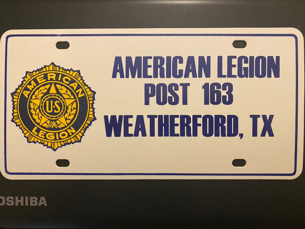 American Legion license plate