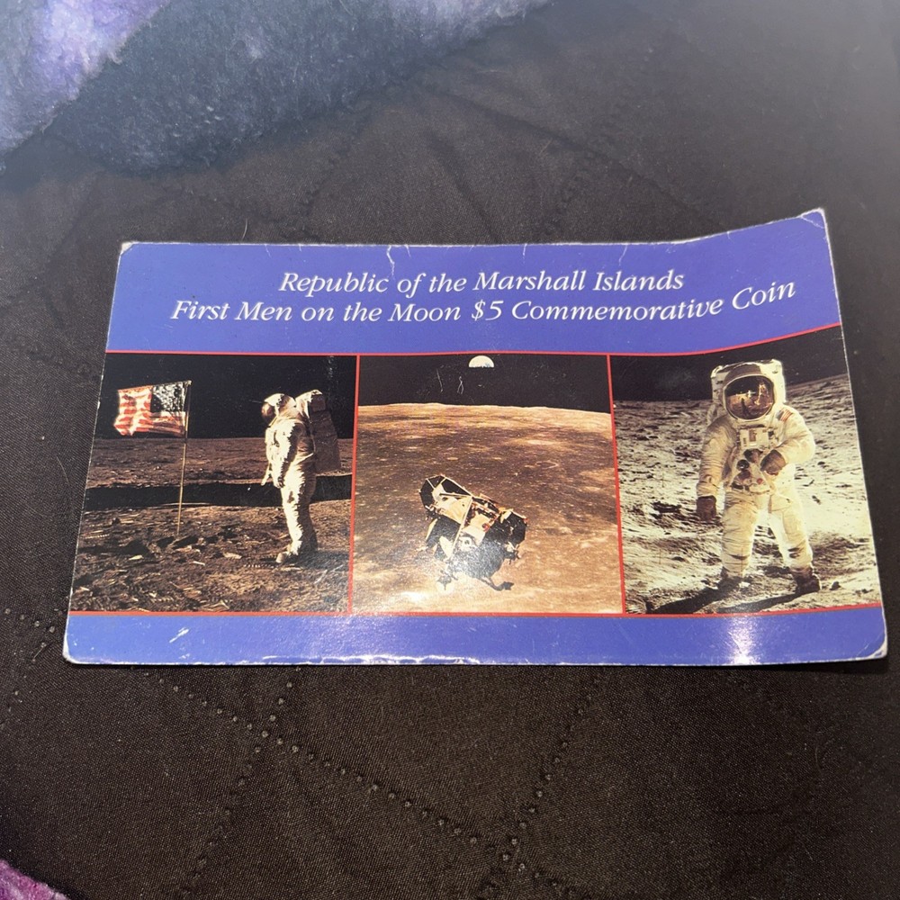 First Men On The Moon $5 Commemorative Coin