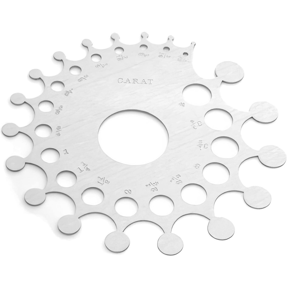Gemologist Diamond Sizing Carat Gauge Tool