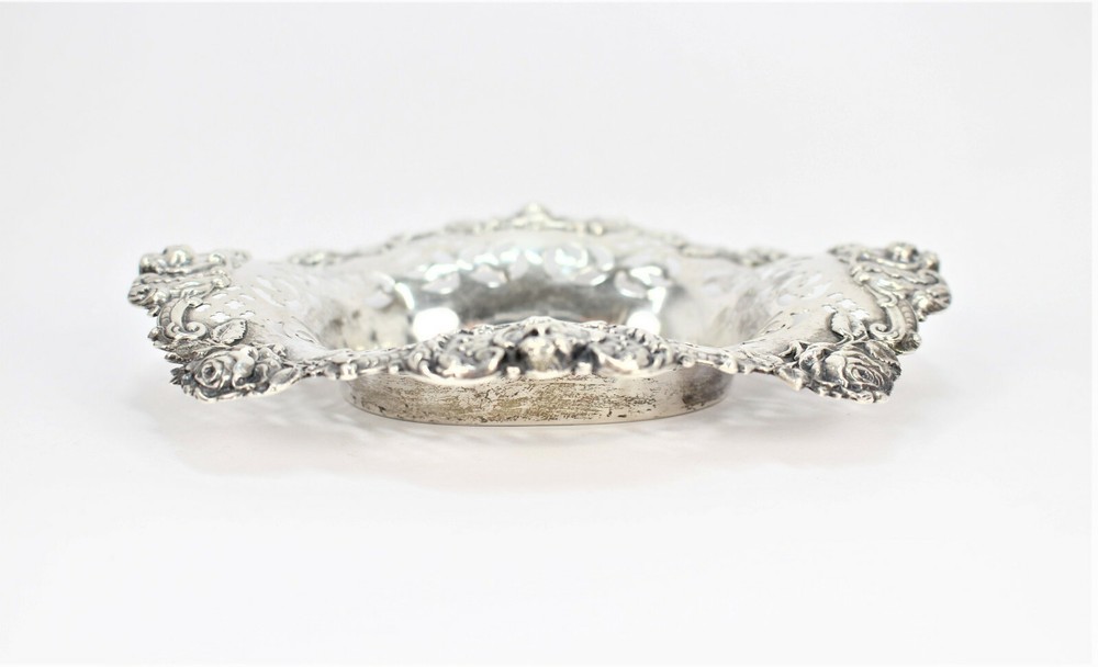 Antique Sterling Silver Cupid Dish