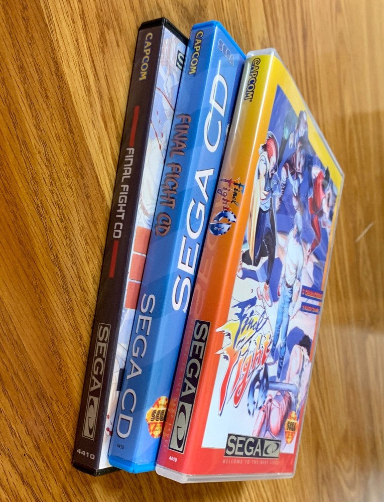 Replacement Case Only - Final Fight CD - Sega CD - 3 Options