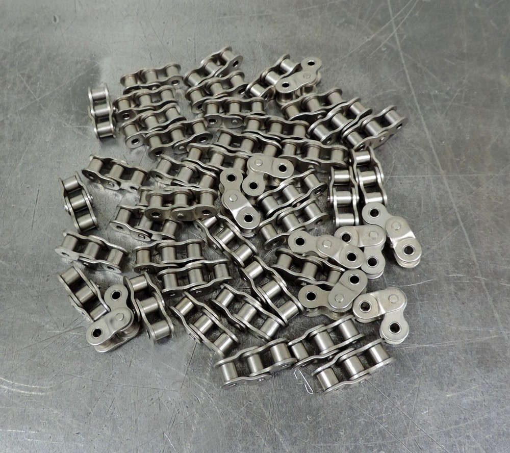 Size 40 Double Roller Chain Offset Link Lot of Forty Eight (48) RC40