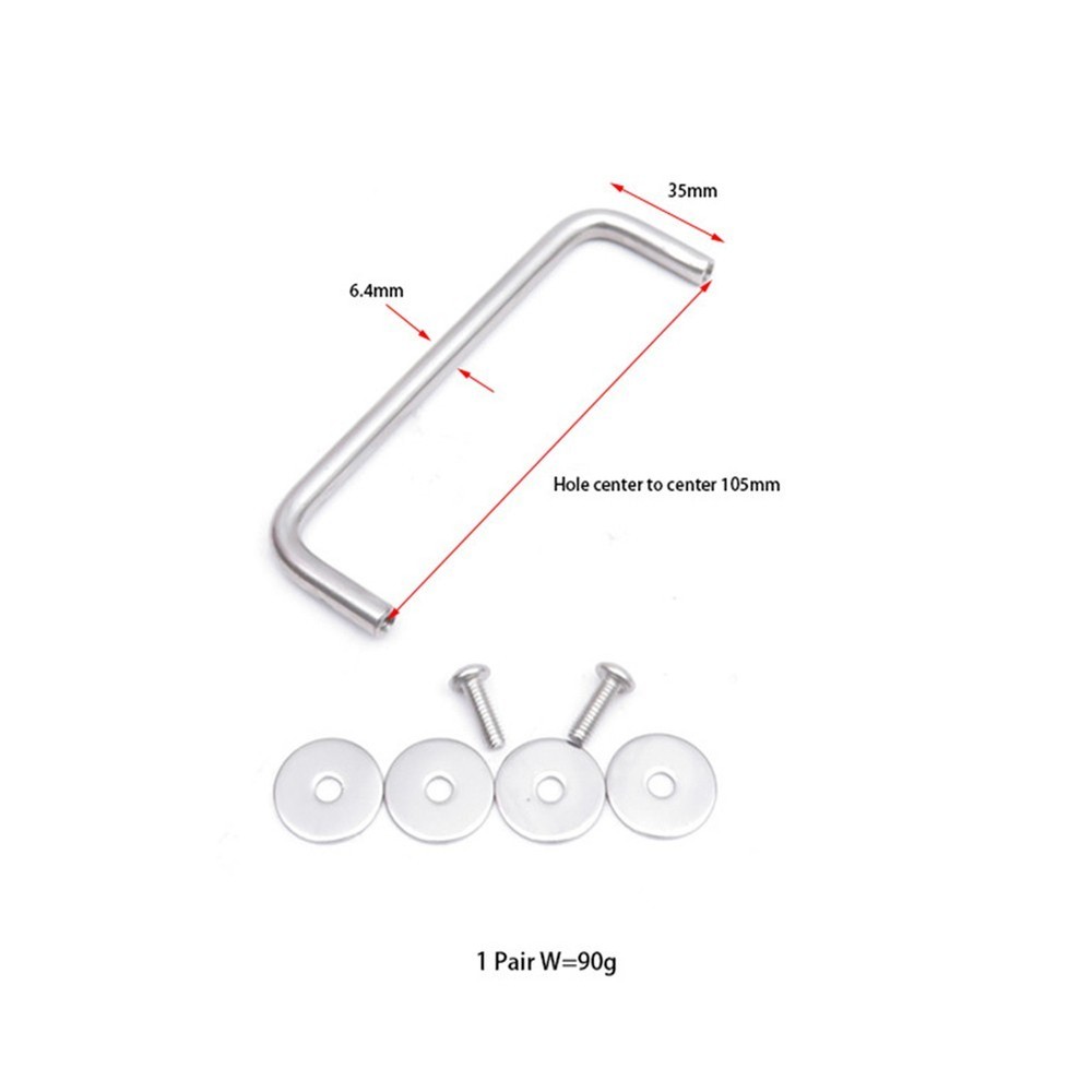 Handle Buttplate Handle Rail Sidemount Scuba Diving Buttplate Handle Hook Silver