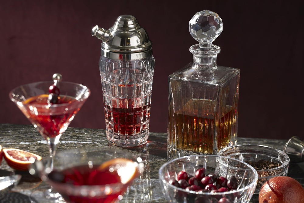 Reed & Barton Crystal Soho Square Decanter