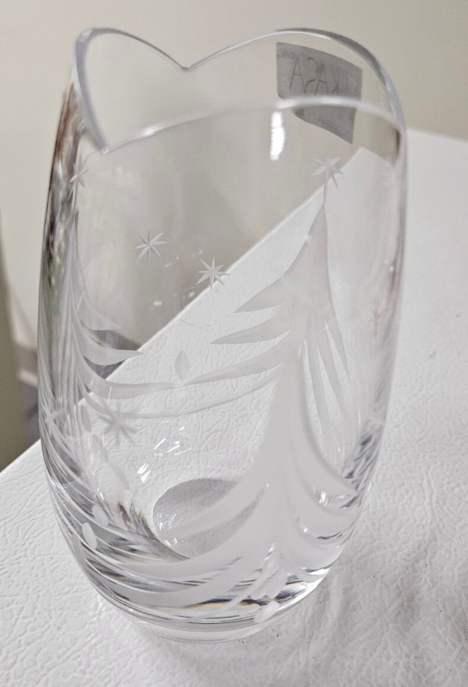 Mikasa Christmas Tree Bud Vase