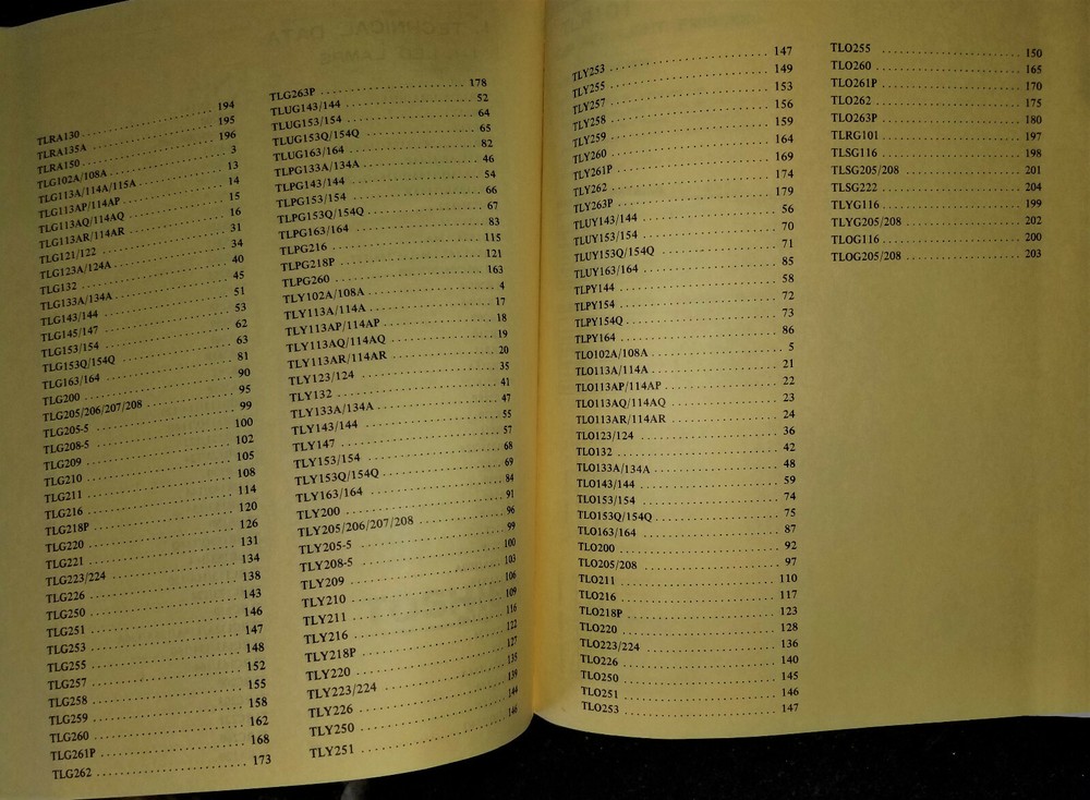 USED 1985 Toshiba Optoectronic Semiconductor Databook