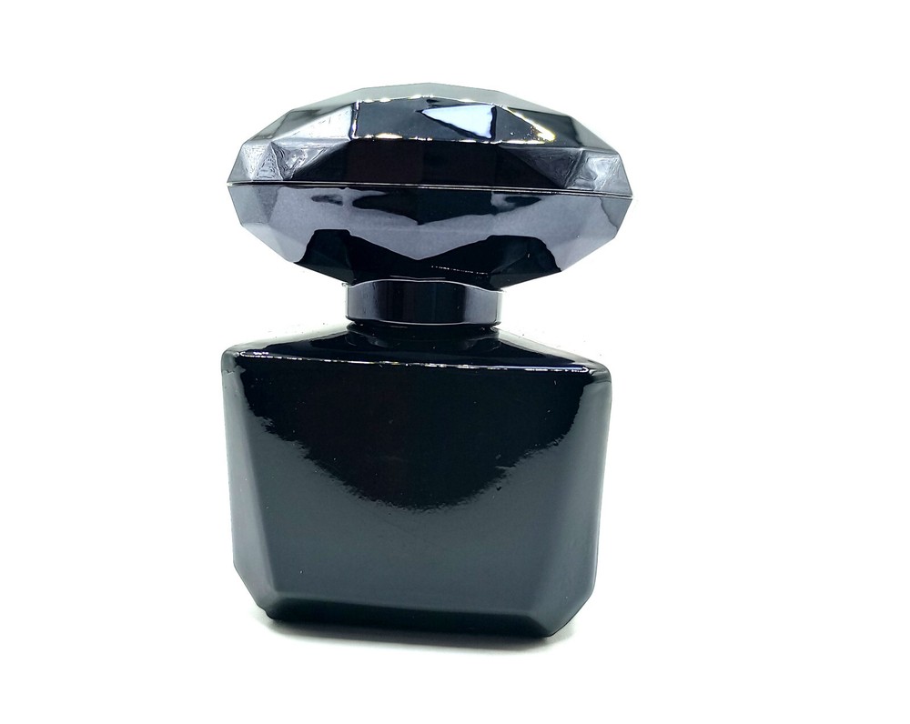 30ml Empty Glass Perfume Bottle - Reflective Oval Cap