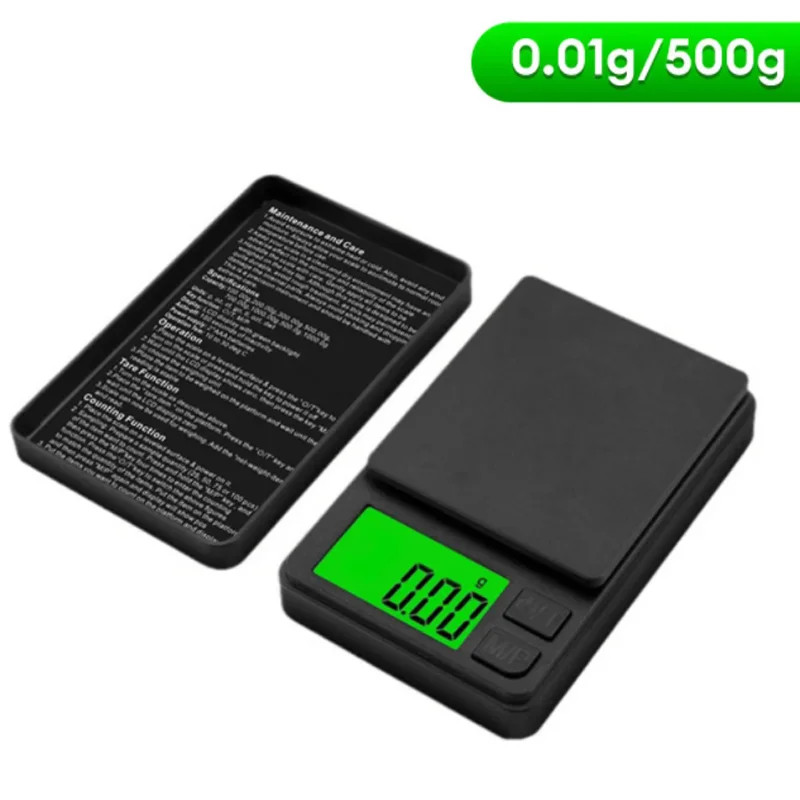 Digital Scale 1000gx0.01g Precision Gram Scale Small Digital Pocket Scale Grams