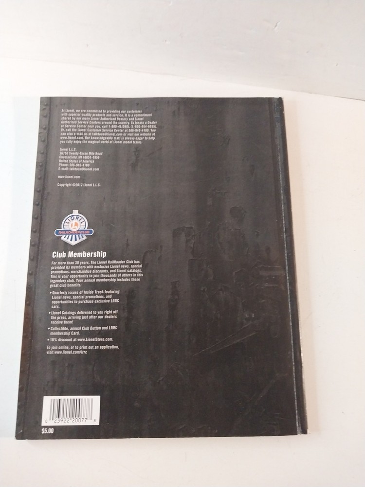 LIONEL 2012 TRAIN SIGNATURE EDITION CATALOG