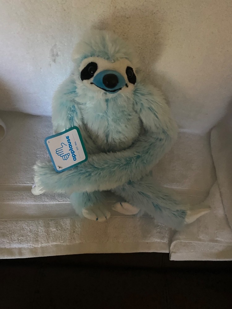 Applause SLOTH light blue bnwt awesome character ride along