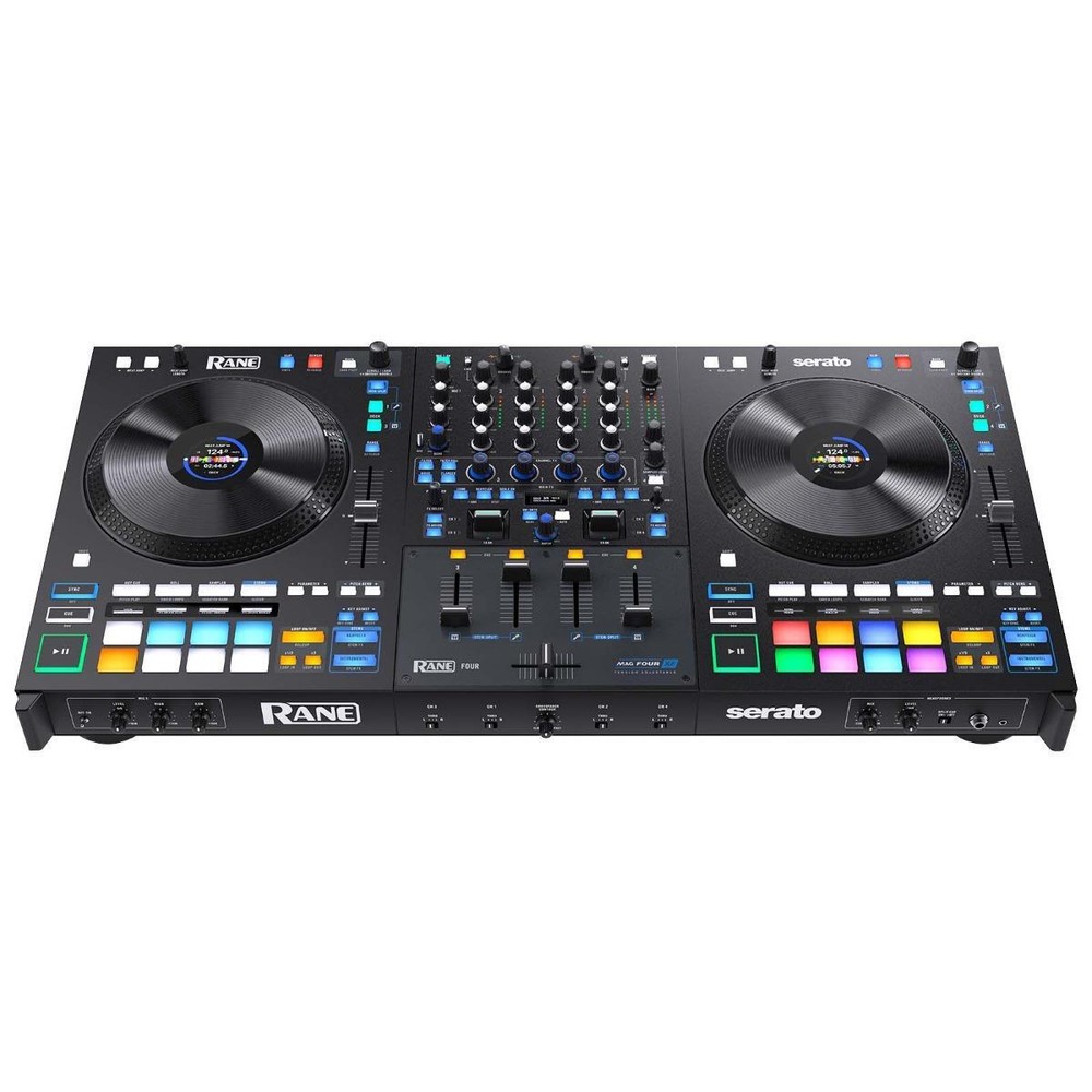 Rane FOUR Advanced 4 Channel Mixer Stems Serato DJ Controller w Black Case