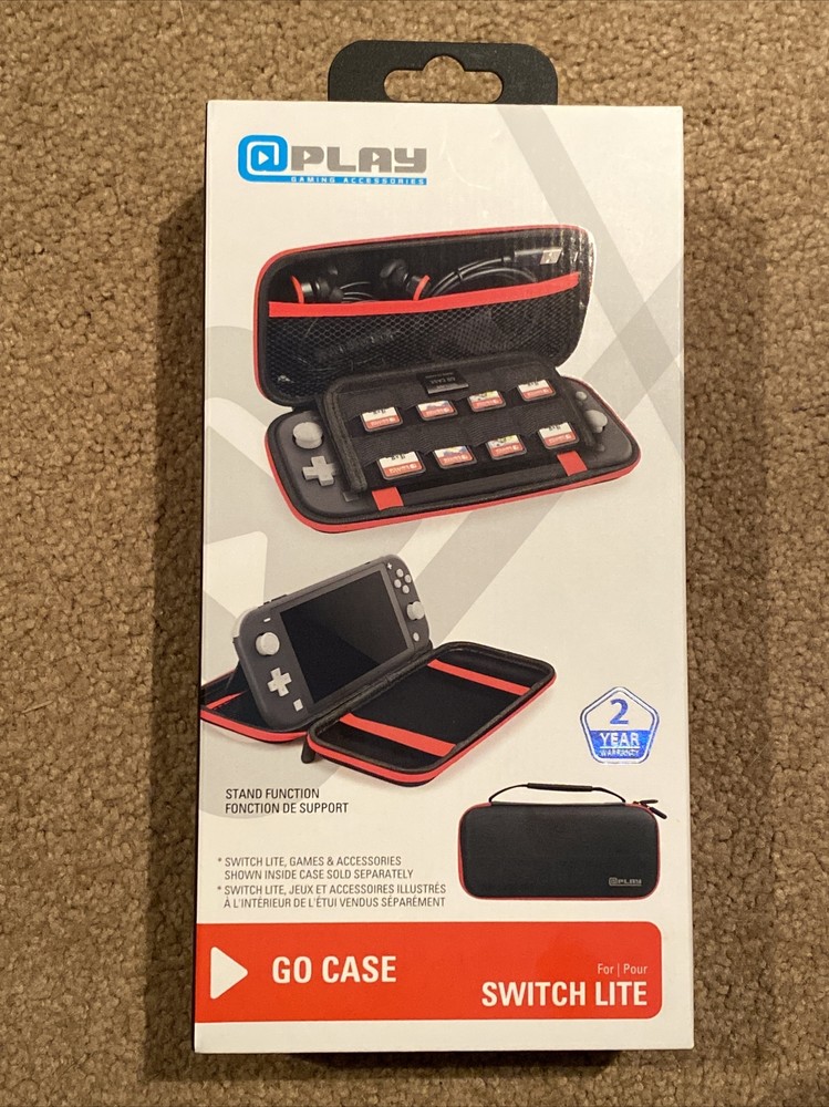 Switch Lite Go Case  Play Gaming Accessories Hard Shell Carrying Case NIB