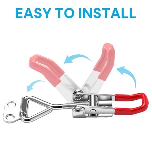 6 Pack Toggle Latch Clamp 4001, Adjustable Quick Release Pull Latches, toggle