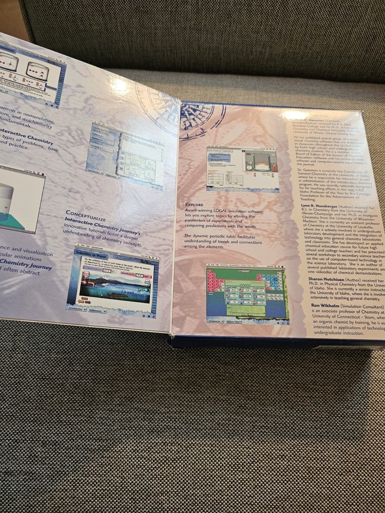 Interactive Chemistry Journey Leaning CD Opened Box