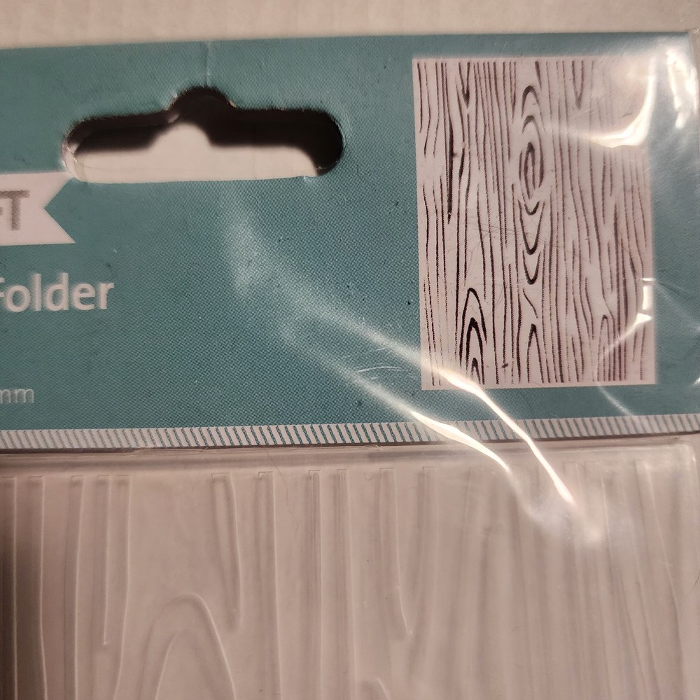 KaiserCraft Woodgrain Embossing Folder 4x6