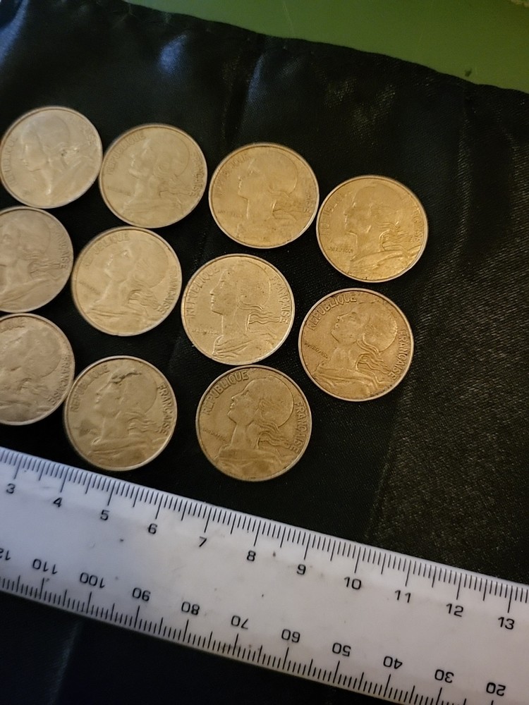 1960s - 80s 20 Centimes Some Corresponding 11 Coins