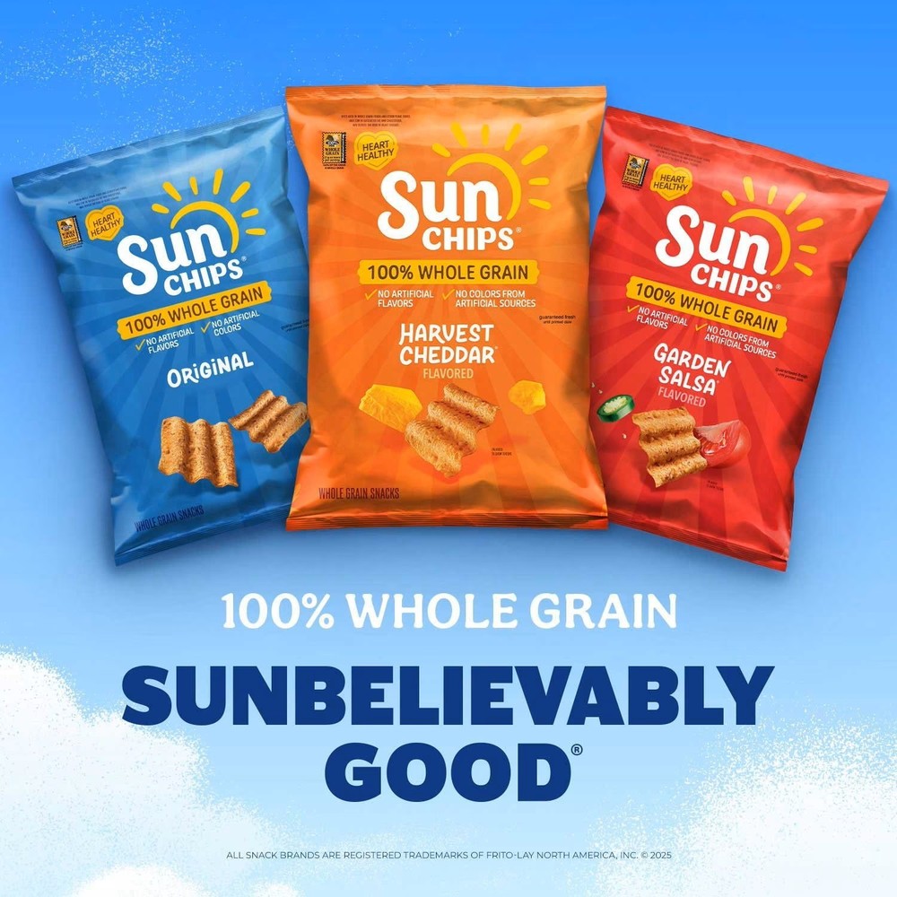 SunChips Whole Grain Variety Pack Chips, 30 pk.