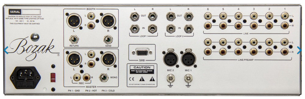 BOZAK DJ MIXER Rotary (Open Box)