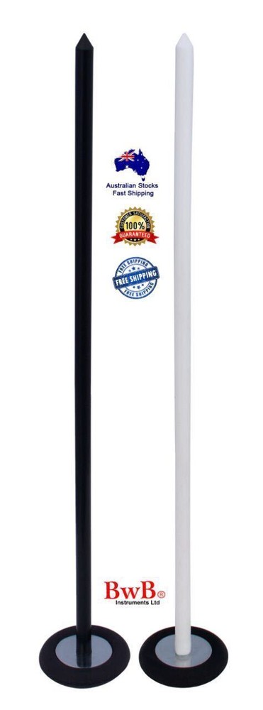 QUEENS SQUARE REFLEX PERCUSSION HAMMER 12" inches (31cm) BLACK/WHITE BWB