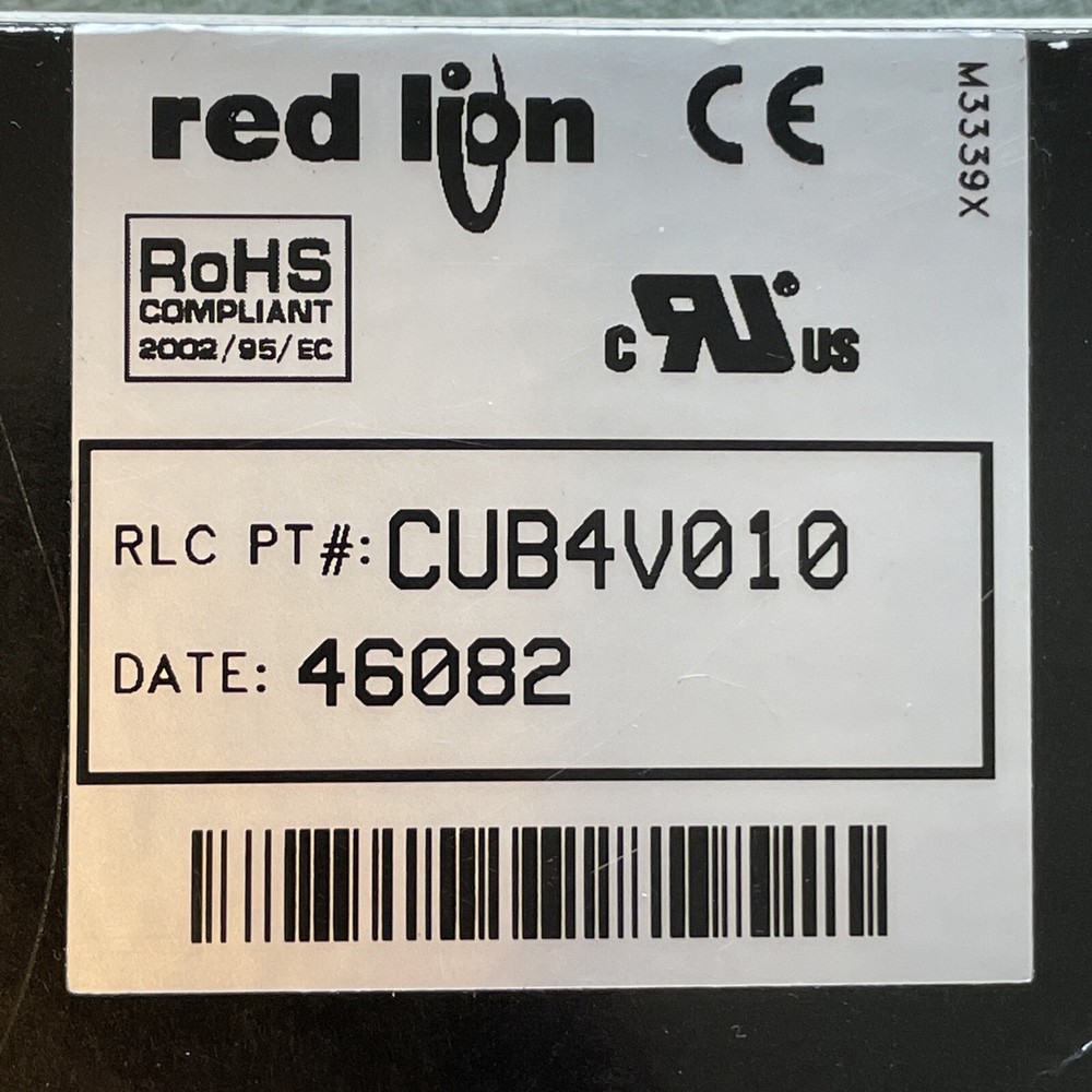 Red Lion Miniature D.C Voltmeter Model CUB4V020