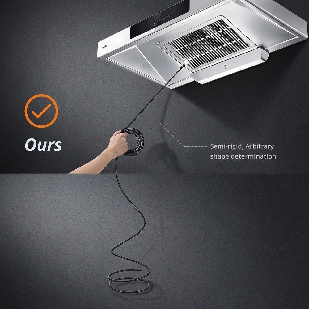 1920P Endoscope Camera 8mm for iPhone Android Type-C Borescope LED IP67