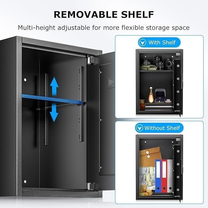 Large Safe Box with Digital Lock - 1.8 Cu.ft