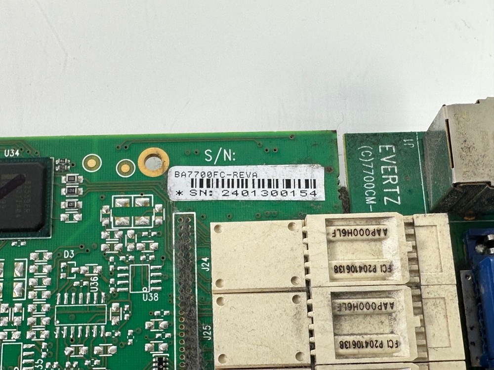 Evertz 7700FC VistaLink Frame Controller