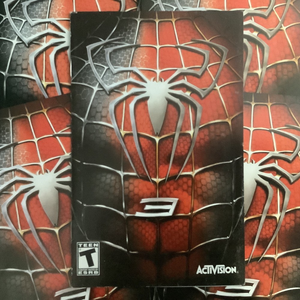 Spider-Man 3 PS2 PlayStation 2 Instruction Manual Only