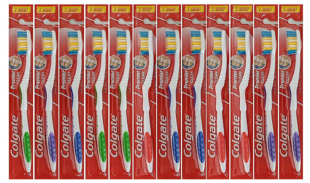Colgate Toothbrushes Premier Extra Clean(12 Toothbrushes)